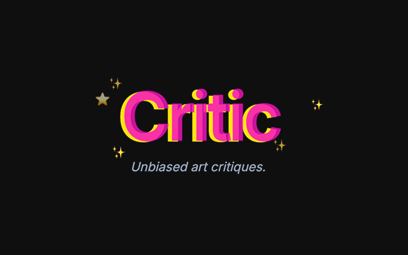 The Critic wordmark