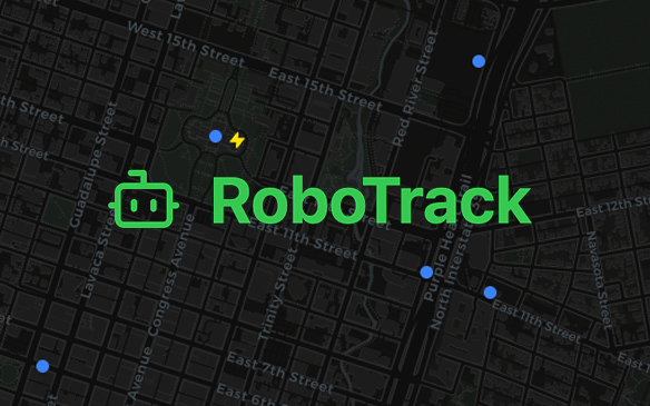 The RoboTrack fleet map